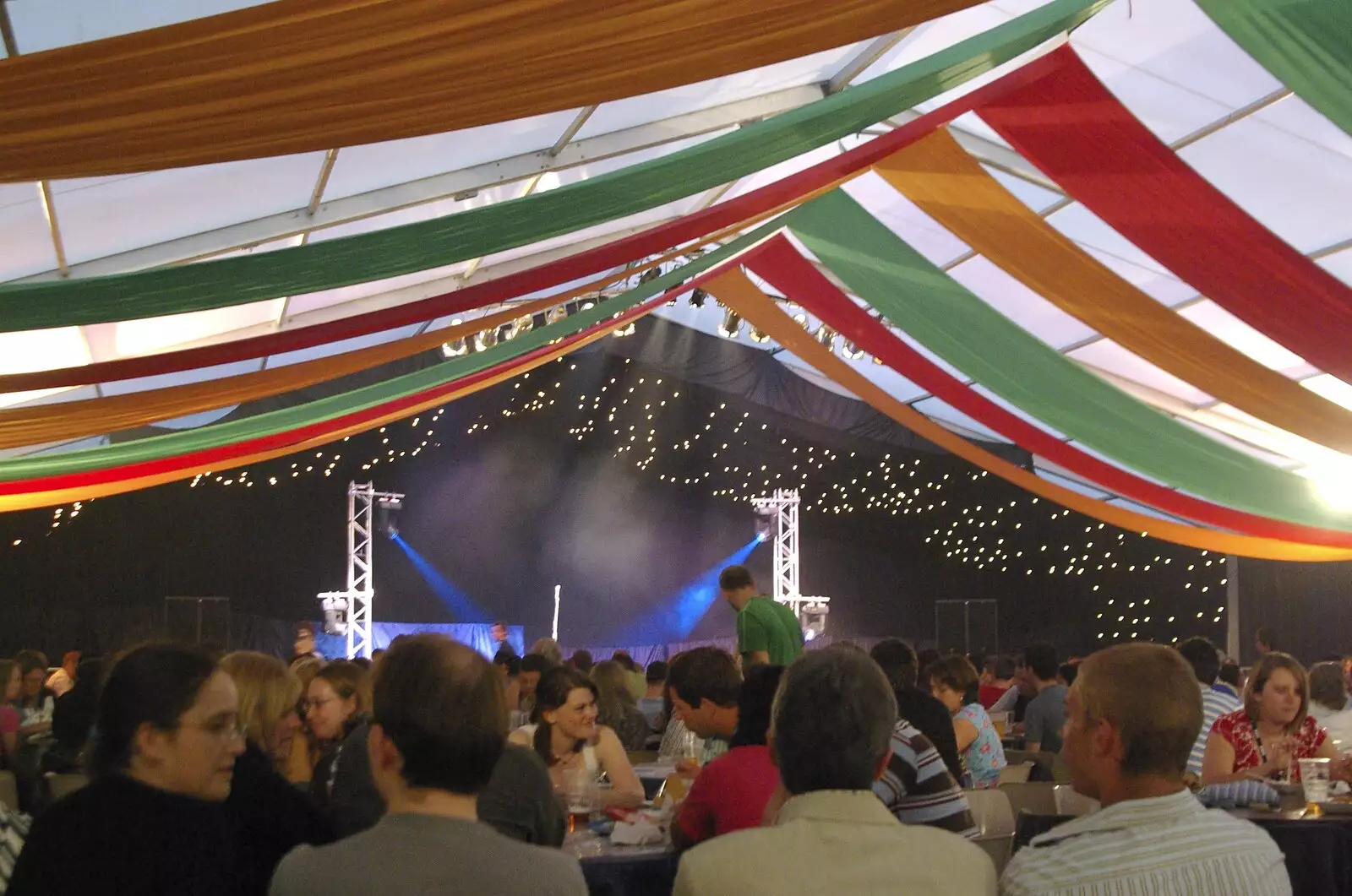 In the comedy tent on Jesus Green, from The Cambridge Comedy Festival, and Taptu Gets a Jesus Phone, Jesus Green, Cambridge  - 3rd August 2007