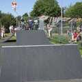 The Opening of Eye Skateboard Park, and The BBs at Cotton, Suffolk - 5th August 2007, A double ramp