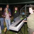 Bromestock Three, Brome, Suffolk - 18th August 2007, Isobel plays a bit of piano