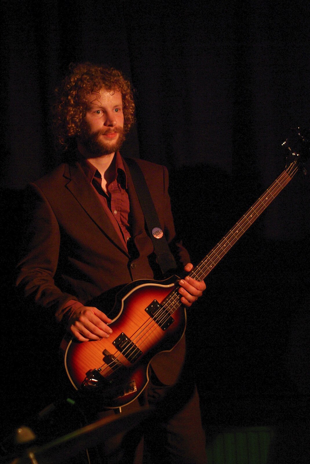 The Shivers Live at the Portland Arms, Cambridge - 26th August 2007: The Shivers' bass player