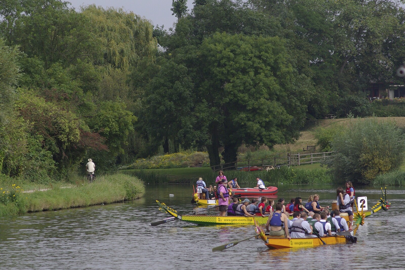 Qualcomm's Dragon-Boat Racing, Fen Ditton, Cambridge - 8th September 2007: A bucolic scene after the finish line