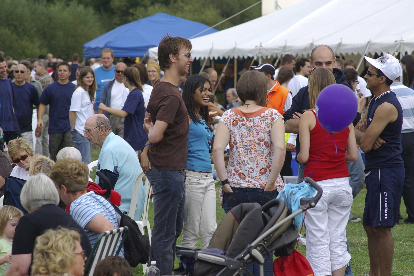 More crowds from Qualcomm's Dragon-Boat Racing, Fen Ditton, Cambridge - 8th September 2007