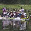 Qualcomm's Dragon-Boat Racing, Fen Ditton, Cambridge - 8th September 2007, Qualcomm paddles frantically