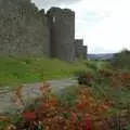 The walls of Conwy castle, A Road Trip to Ireland Via Sandbach and Conwy, Cheshire and Wales - 21st September 2007