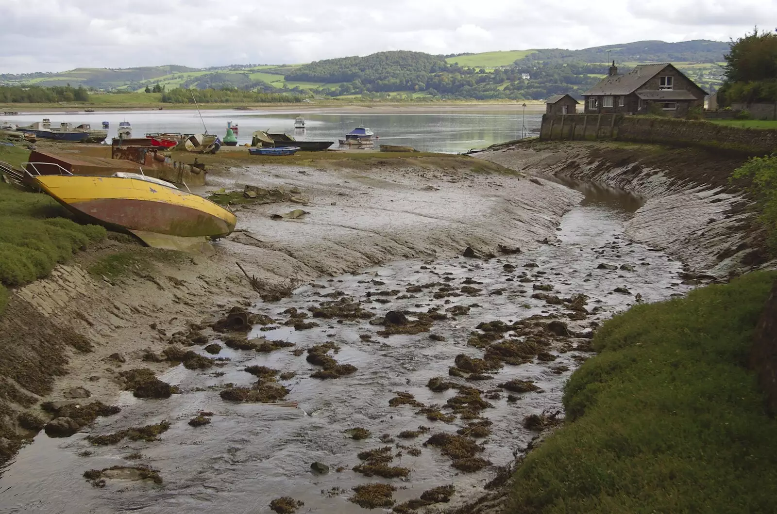 A tidal river, when the tide is out, from A Road Trip to Ireland Via Sandbach and Conwy, Cheshire and Wales - 21st September 2007