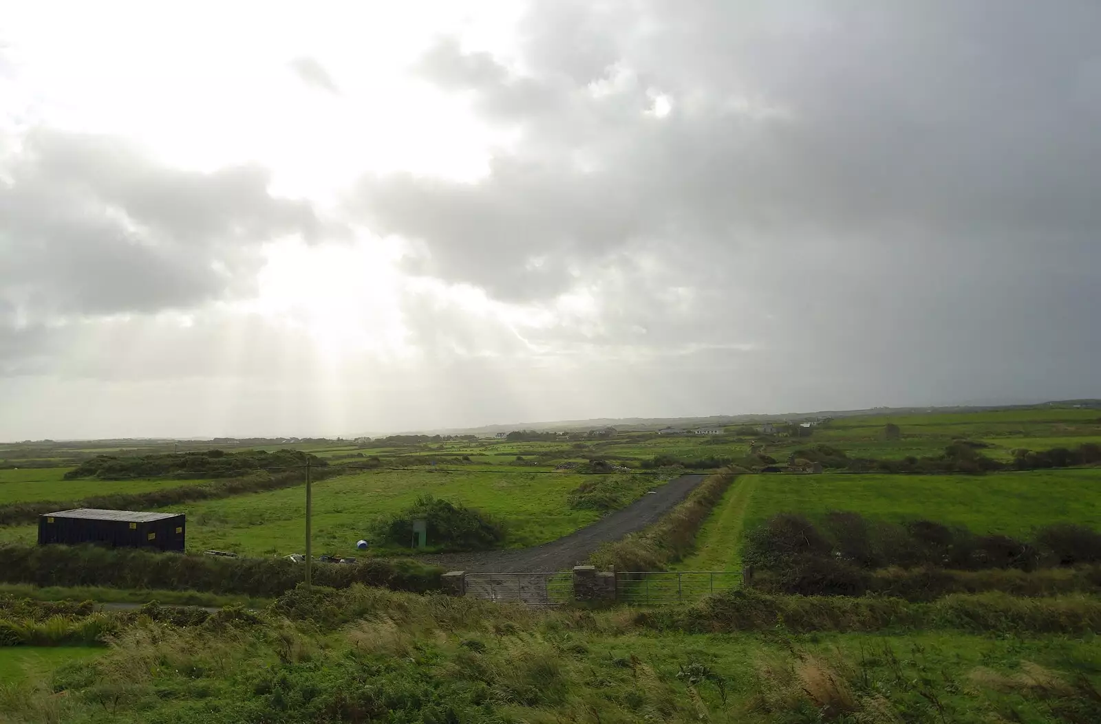 In the morning: the view out of the bedroom window, from 30th Birthday Party in Kilkee, County Clare, Ireland - 22nd September 2007