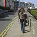 Walking the street by seafront houses, 30th Birthday Party in Kilkee, County Clare, Ireland - 22nd September 2007