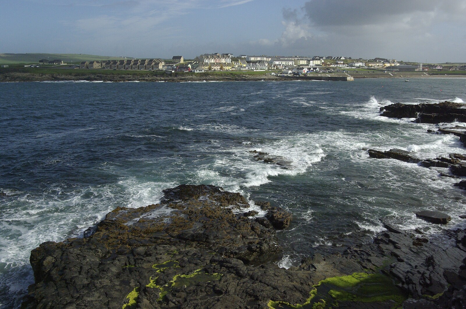 The town of Kilkee, from the rocks from 30th Birthday Party in Kilkee, County Clare, Ireland - 22nd September 2007