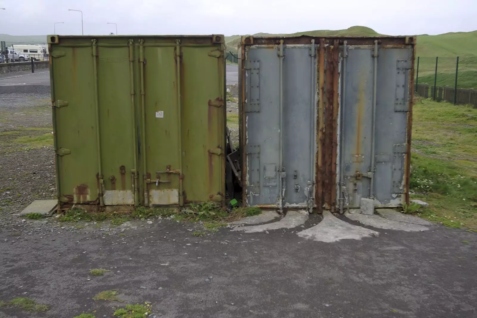 Some derelict containers, from Kilkee to Galway, Connacht, Ireland - 23rd September 2007