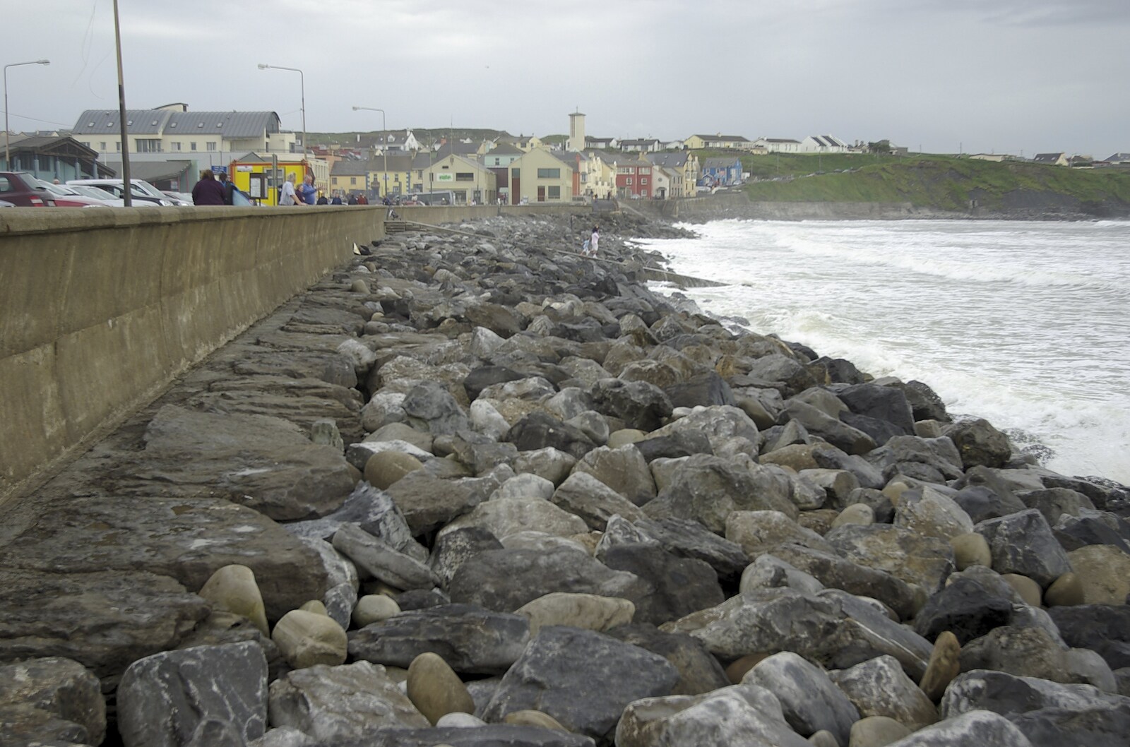 Kilkee to Galway, Connacht, Ireland - 23rd September 2007: The rocky seafront at Lahinch