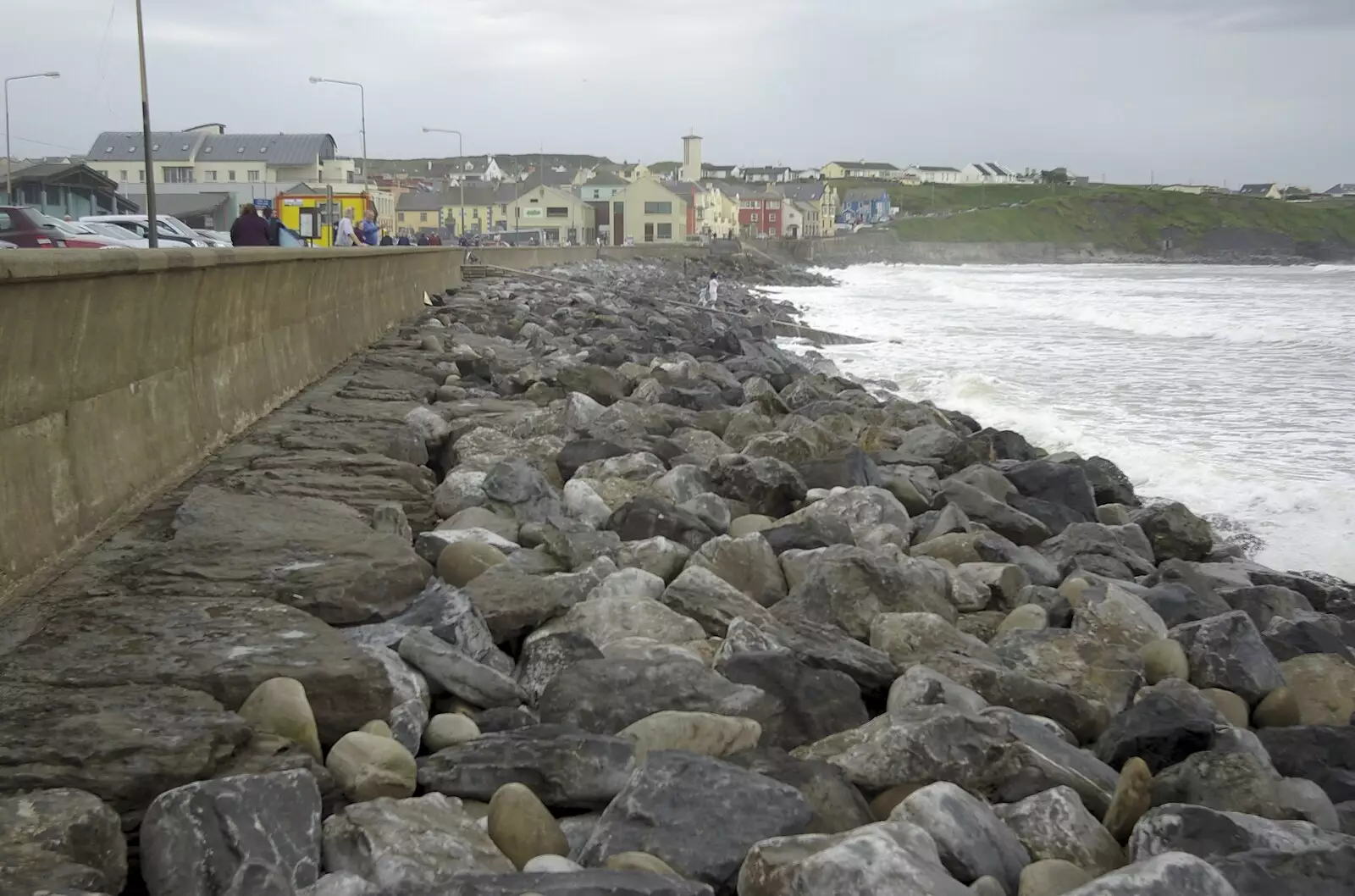 The rocky seafront at Lahinch, from Kilkee to Galway, Connacht, Ireland - 23rd September 2007