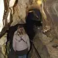 Isobel in a rock tunnel, Kilkee to Galway, Connacht, Ireland - 23rd September 2007