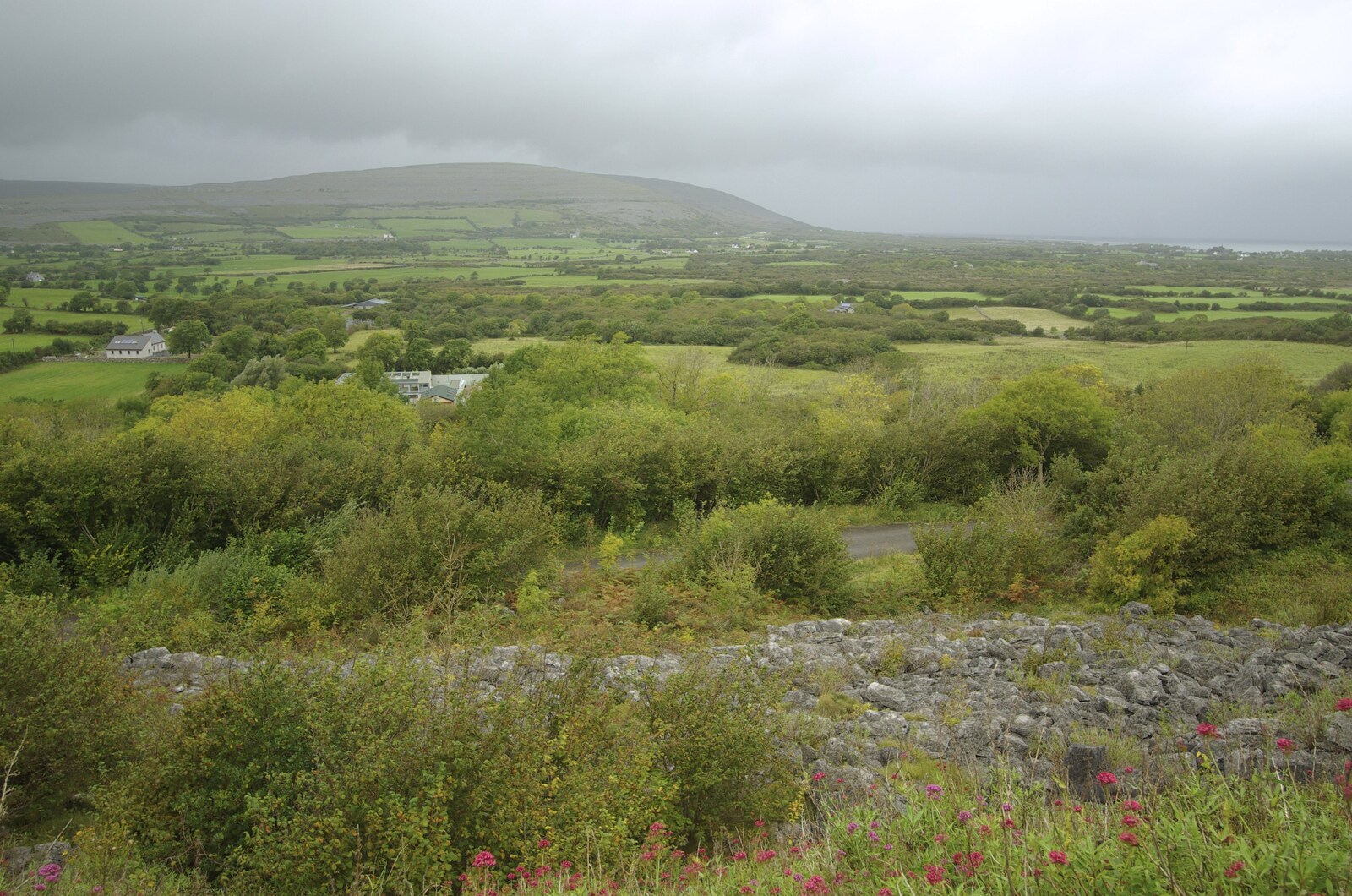 Kilkee to Galway, Connacht, Ireland - 23rd September 2007: A drizzly view of the Burren