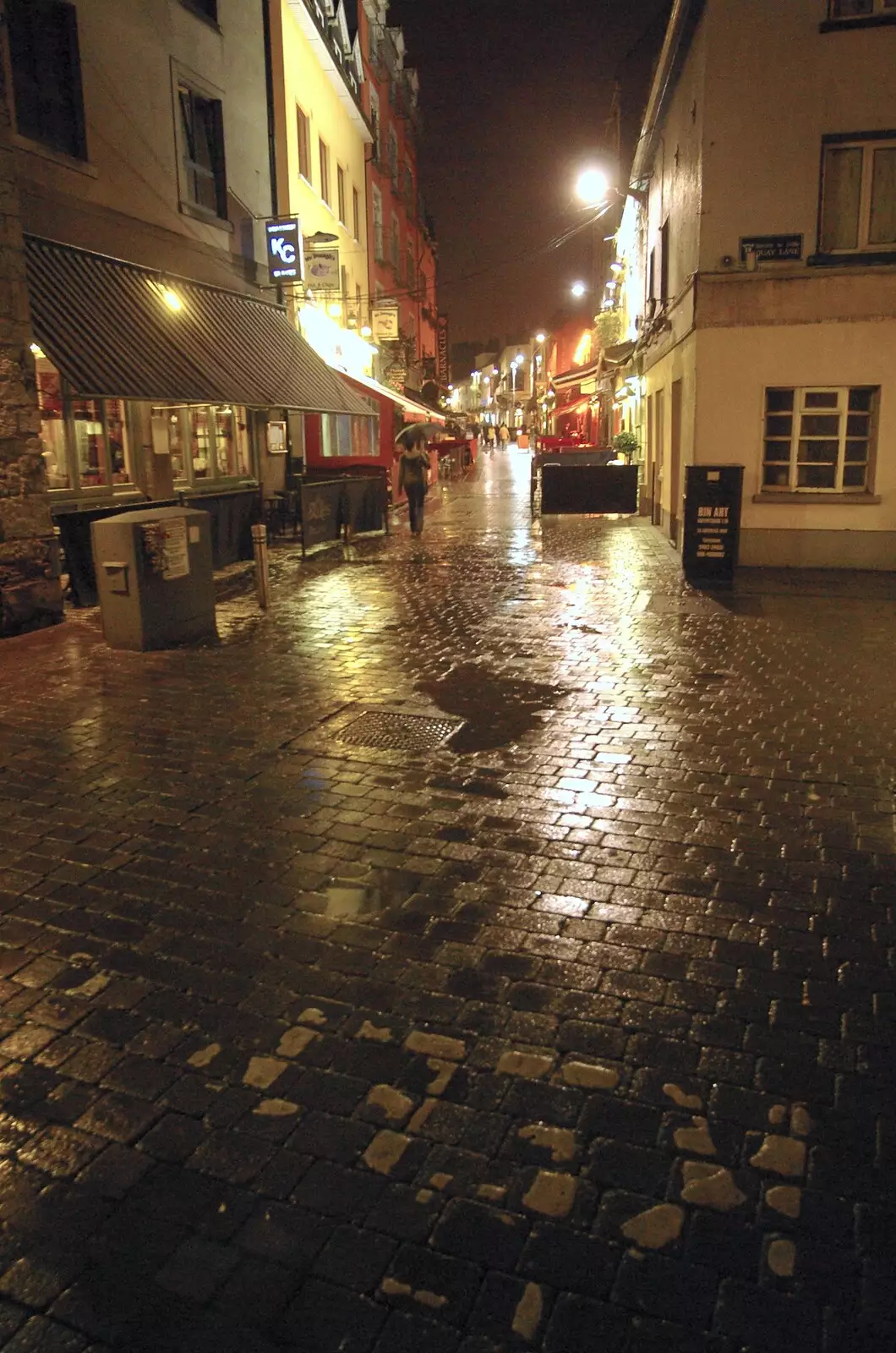 The damp streets of Galway, from Kilkee to Galway, Connacht, Ireland - 23rd September 2007