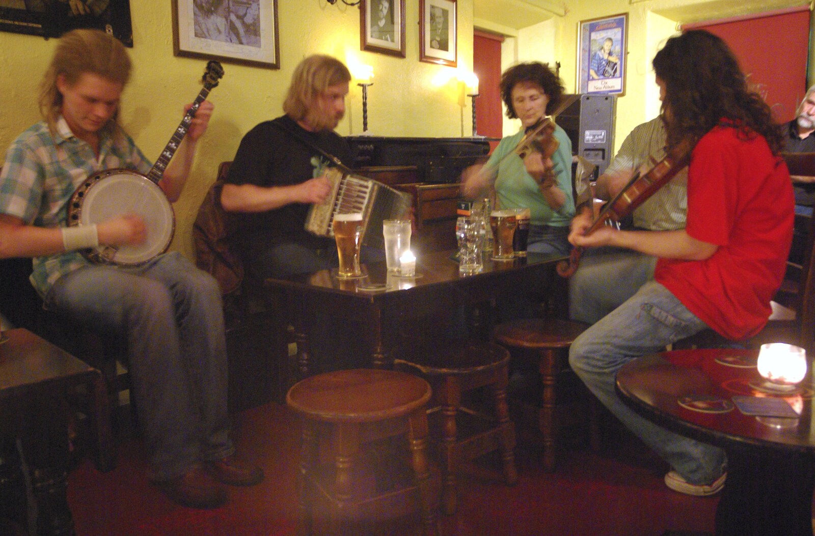 Kilkee to Galway, Connacht, Ireland - 23rd September 2007: More trad action
