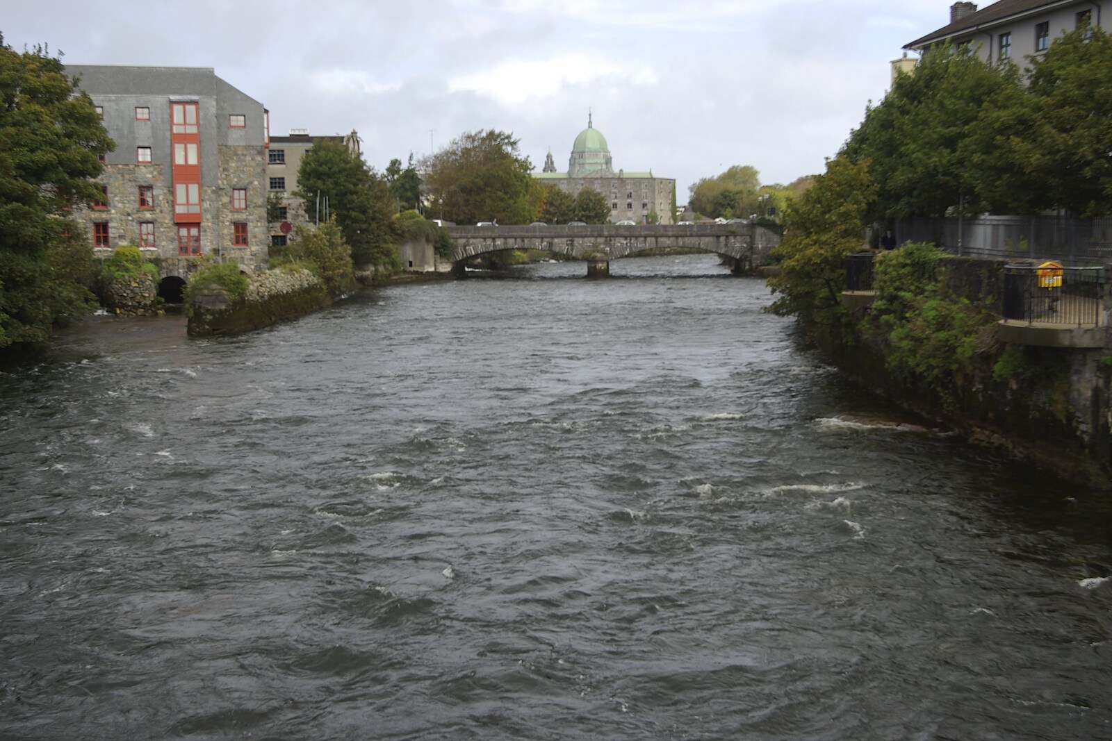 Kilkee to Galway, Connacht, Ireland - 23rd September 2007: The river through Galway