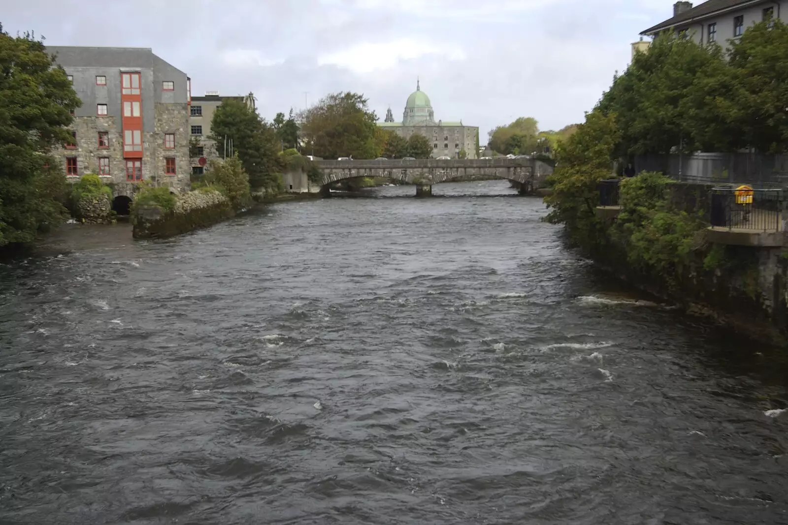 The river through Galway, from Kilkee to Galway, Connacht, Ireland - 23rd September 2007