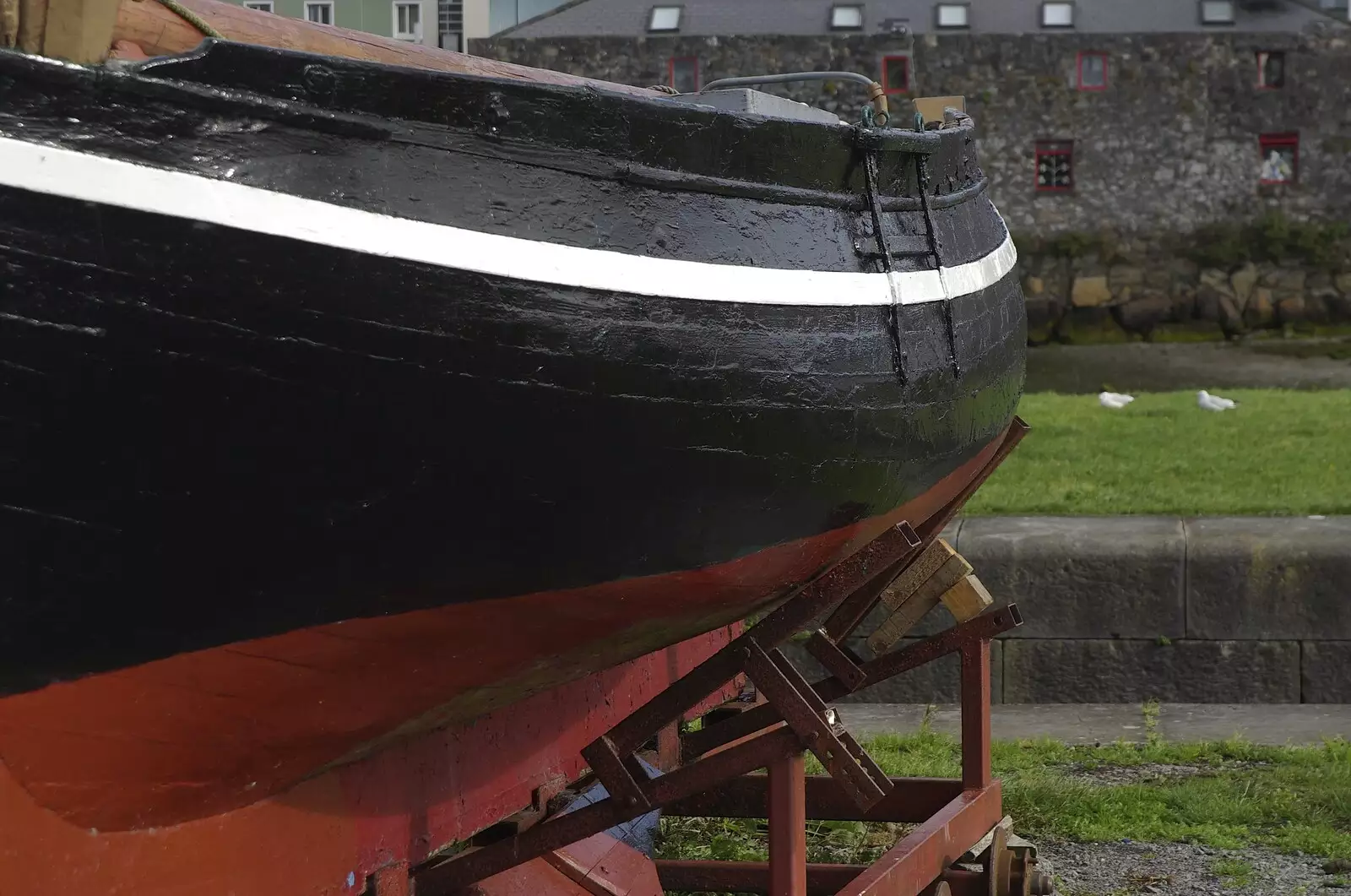 Another boat on a trailer, from Kilkee to Galway, Connacht, Ireland - 23rd September 2007