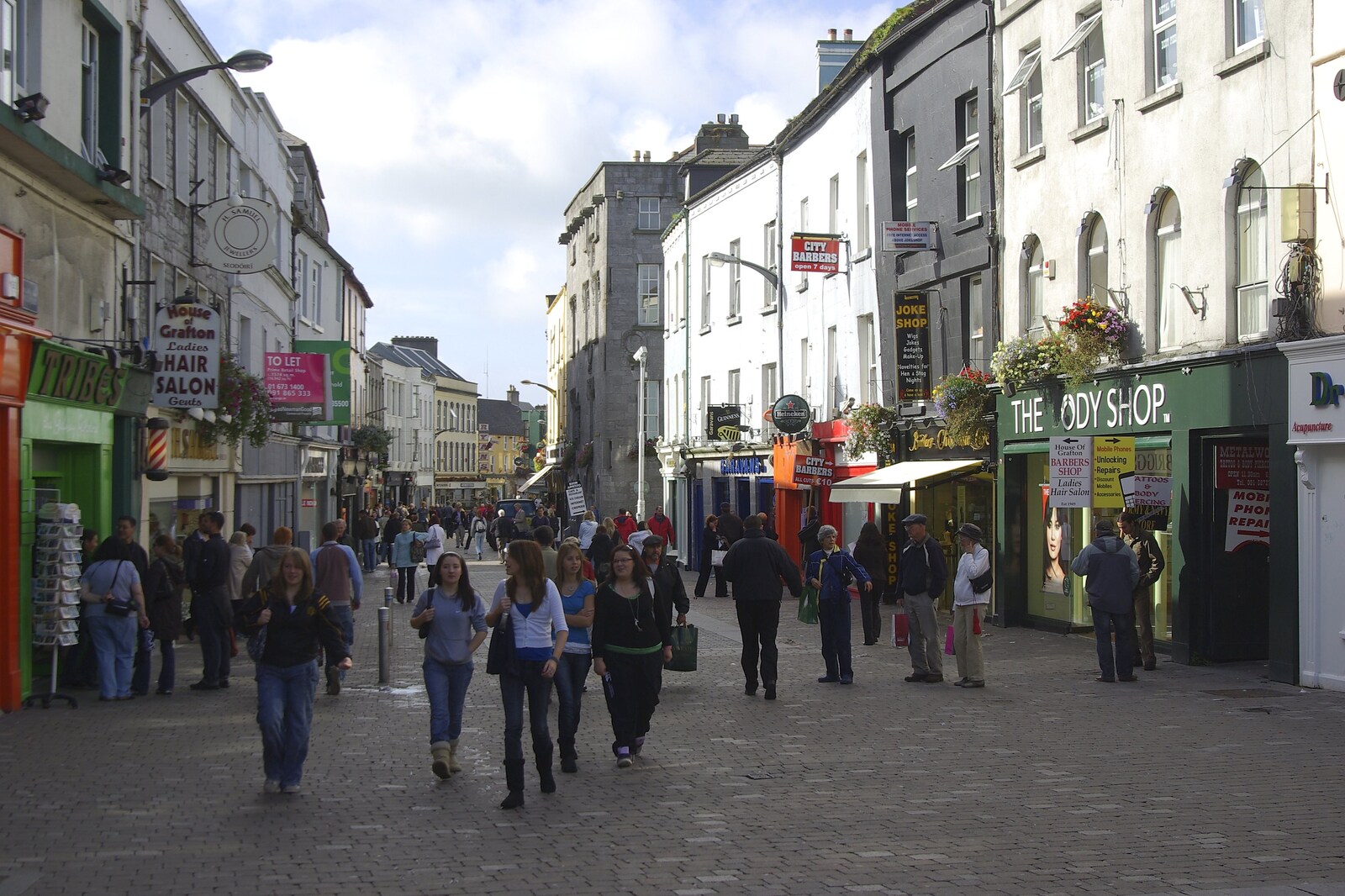 Kilkee to Galway, Connacht, Ireland - 23rd September 2007: More Galway High Street