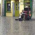 Kilkee to Galway, Connacht, Ireland - 23rd September 2007, A busker does his thing on shiny cobbles