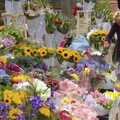 Flower stalls on the street in Dublin