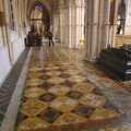 Nicely tiled floor in the cathedral