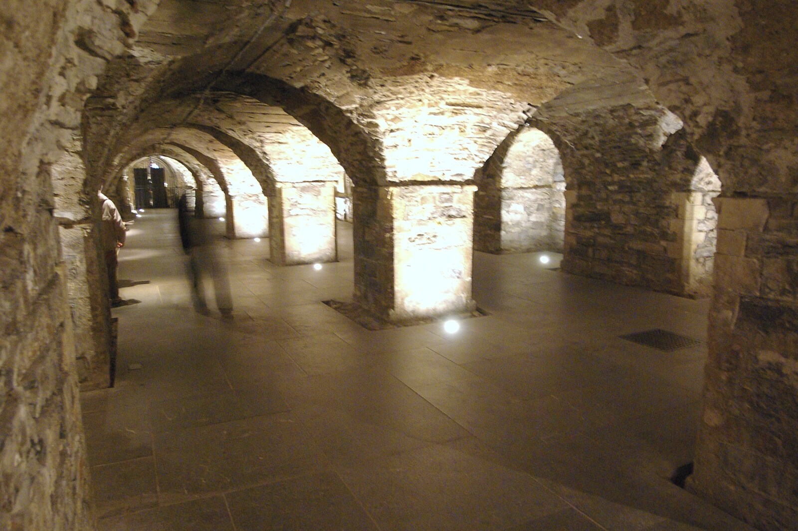Blackrock and Dublin, Ireland - 24th September 2007: The 11th-century crypt - one of the largest in Ireland or Britain