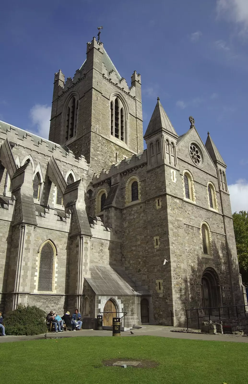 Outside view of Christ Church Cathedral, Dublin, from Blackrock and Dublin, Ireland - 24th September 2007