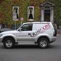 A van belonging to 'the other Qualcom' is spotted driving through town