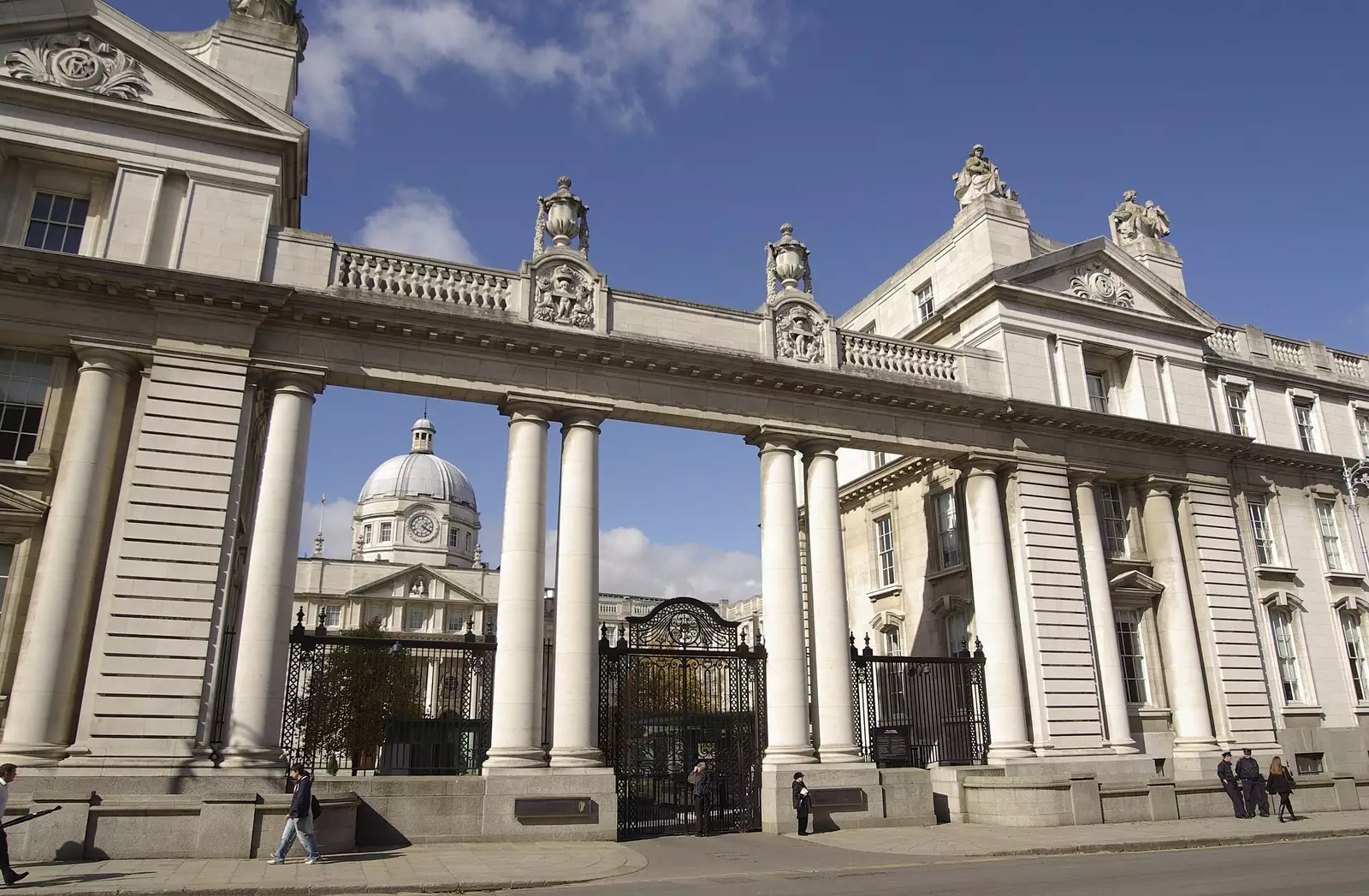 The government buildings on Merrion Street, from Blackrock and Dublin, Ireland - 24th September 2007