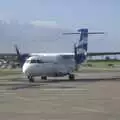 An Aerarann Dash-8 taxis around, Blackrock and Dublin, Ireland - 24th September 2007