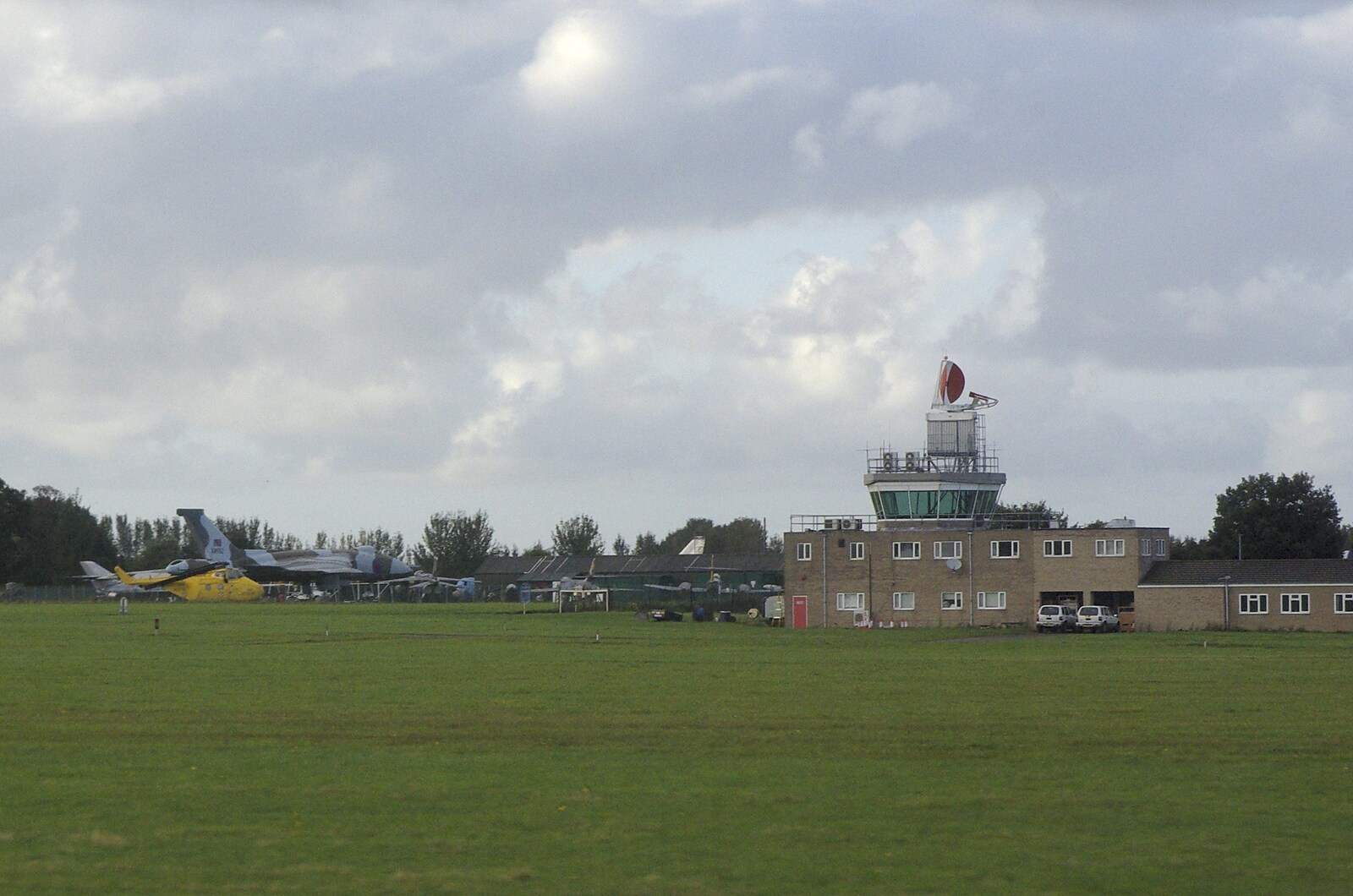 Blackrock and Dublin, Ireland - 24th September 2007: Norwich Airport and its old control tower