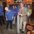 Matt's Wedding Reception, and a BSCC Presentation, Brome, Solihull and Stratford upon Avon - 6th October 2007, The Motor Neurone rep hauls the cheque away