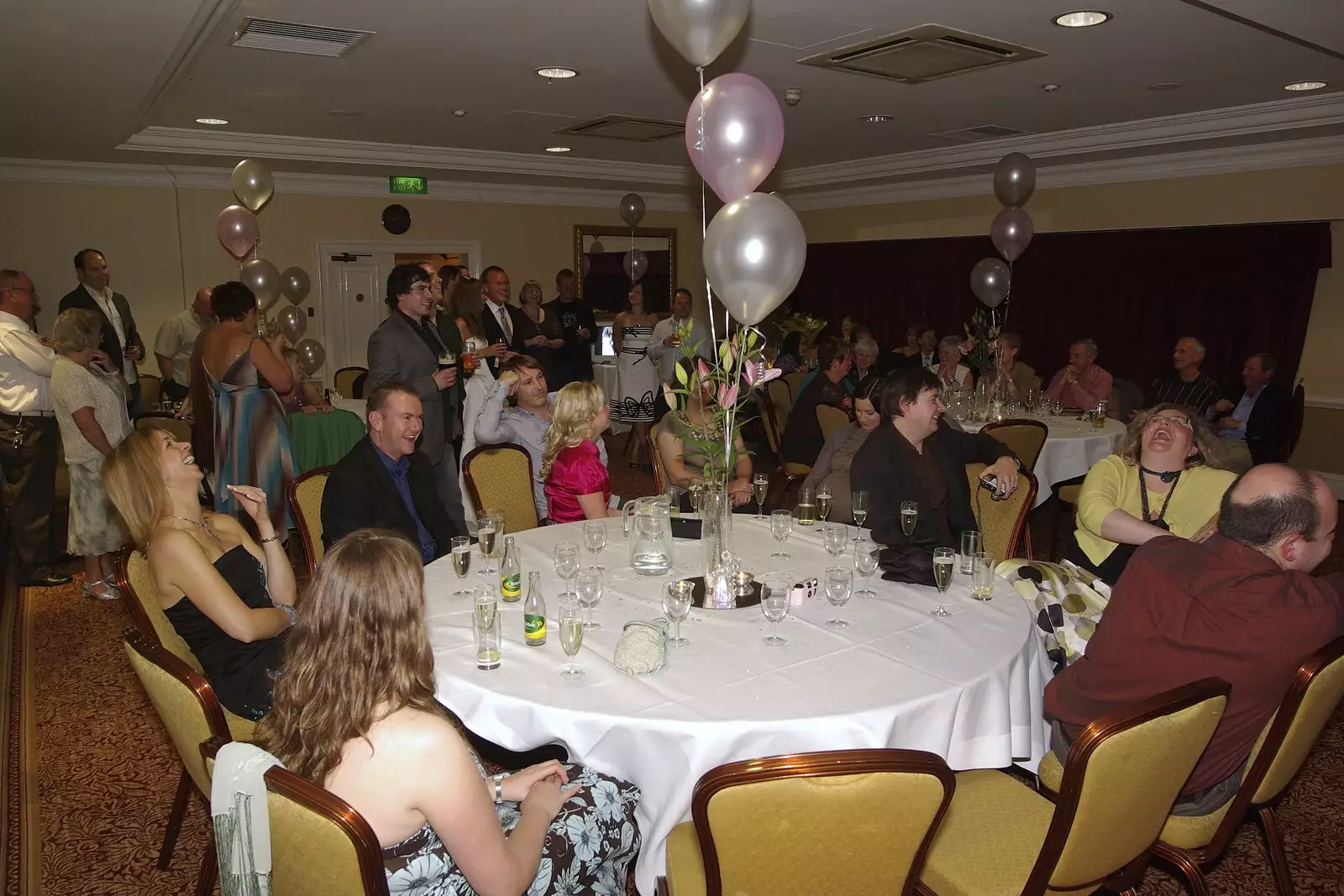 The reception room, from A BSCC Presentation, and Matt's Wedding Reception, Solihull - 6th October 2007