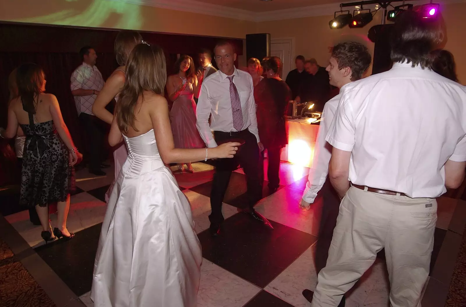 Some dancing occurs, from A BSCC Presentation, and Matt's Wedding Reception, Solihull - 6th October 2007