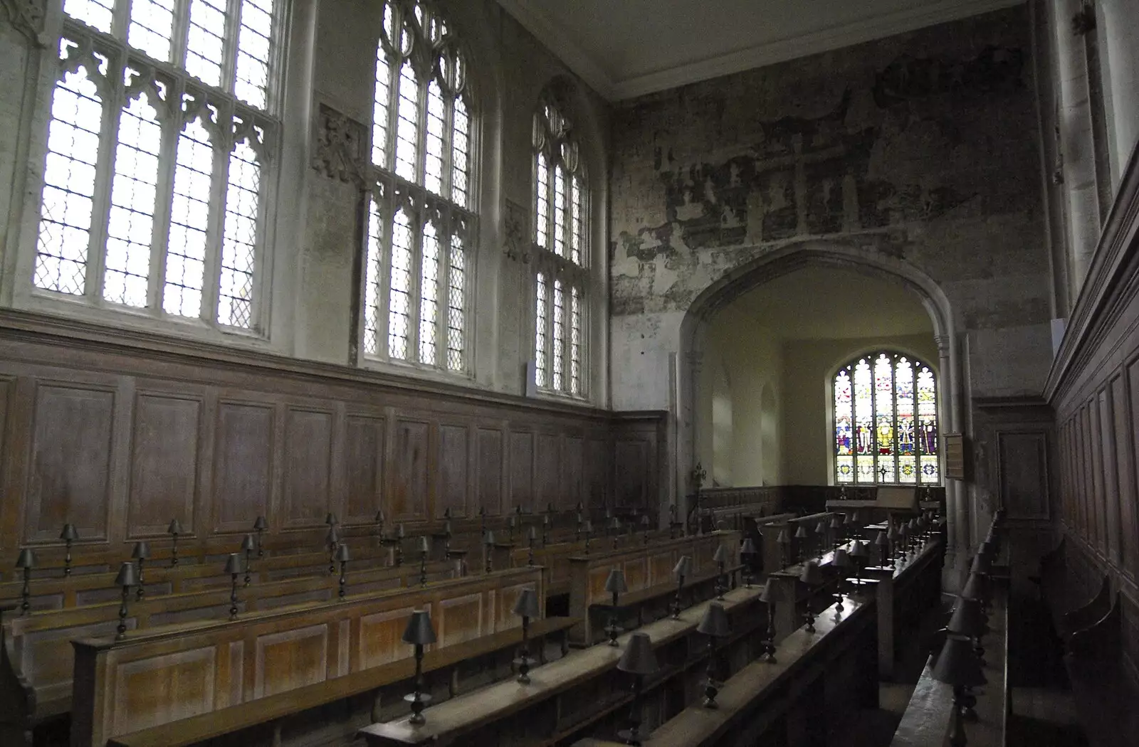 The interior of the chapel near to Nash's House, from A BSCC Presentation, and Matt's Wedding Reception, Solihull - 6th October 2007