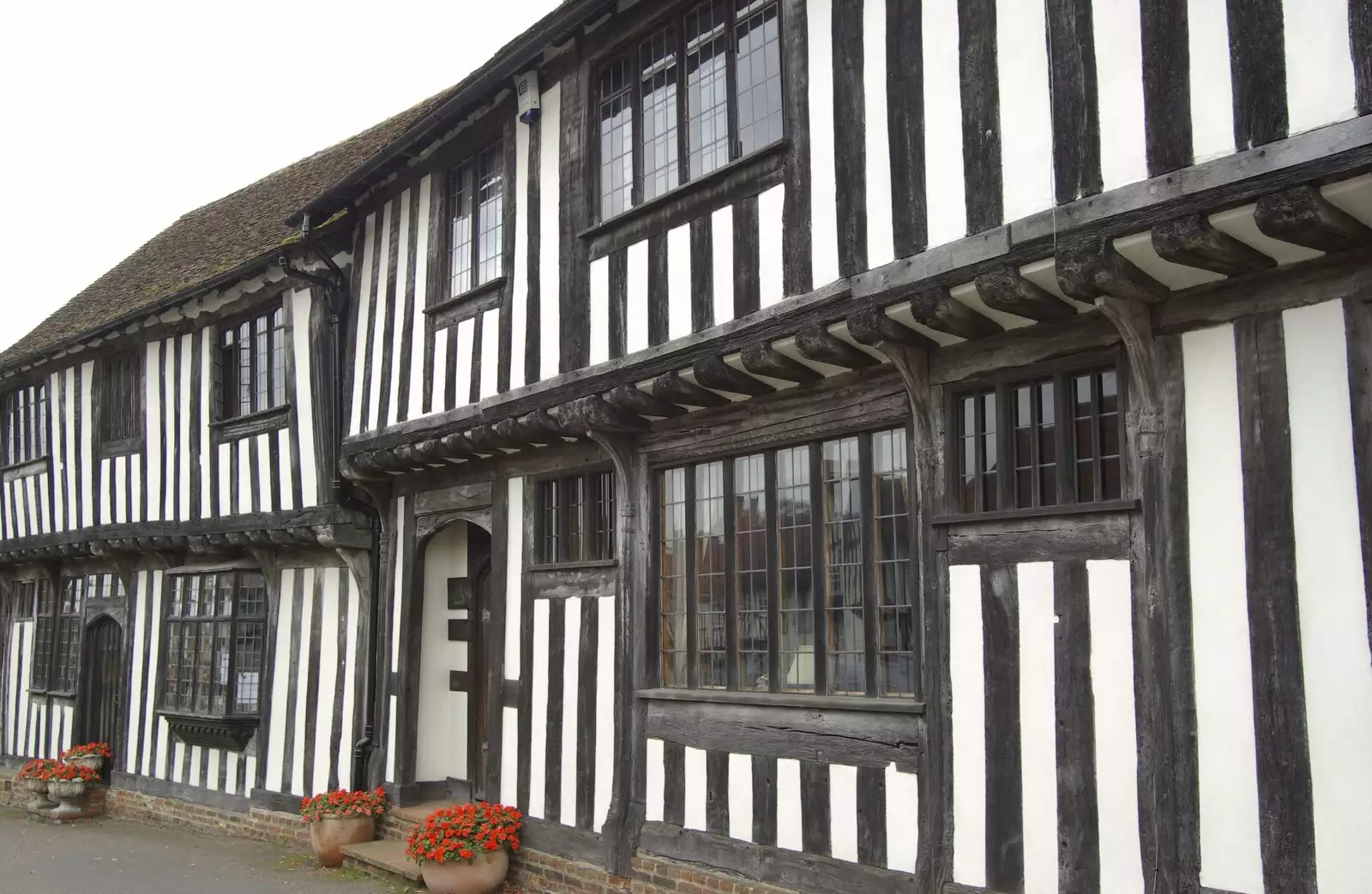 Timber-framed building in Lavenham, from A Road Trip in an MX-5, and Athlete at the UEA, Lavenham and Norwich - 14th October 2007