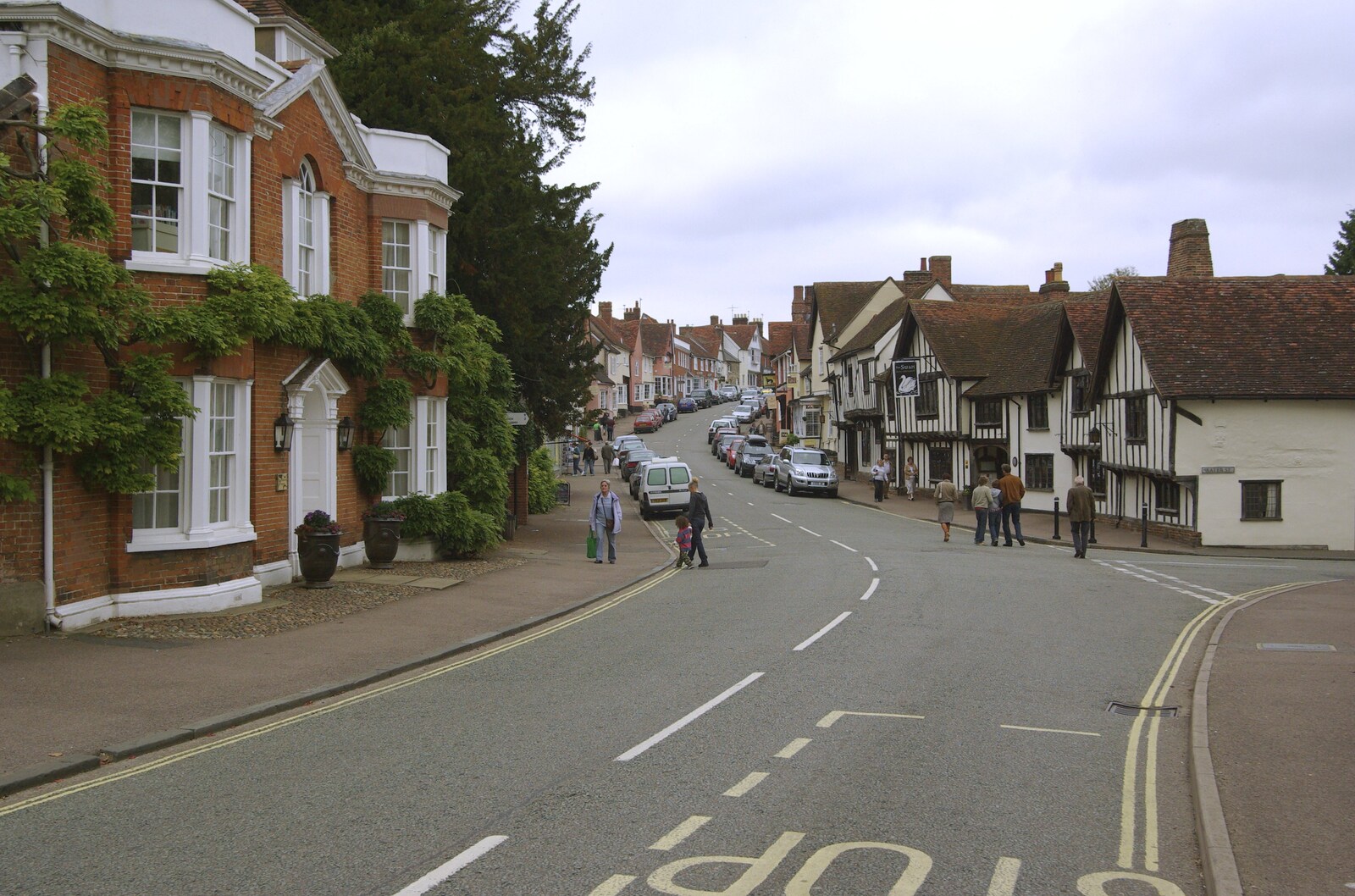 A Road Trip in an MX-5, and Athlete at the UEA, Lavenham and Norwich - 14th October 2007: The main street through Lavenham