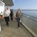 Chap and Isobel walk the prom