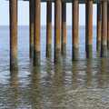 The legs of Southwold Pier