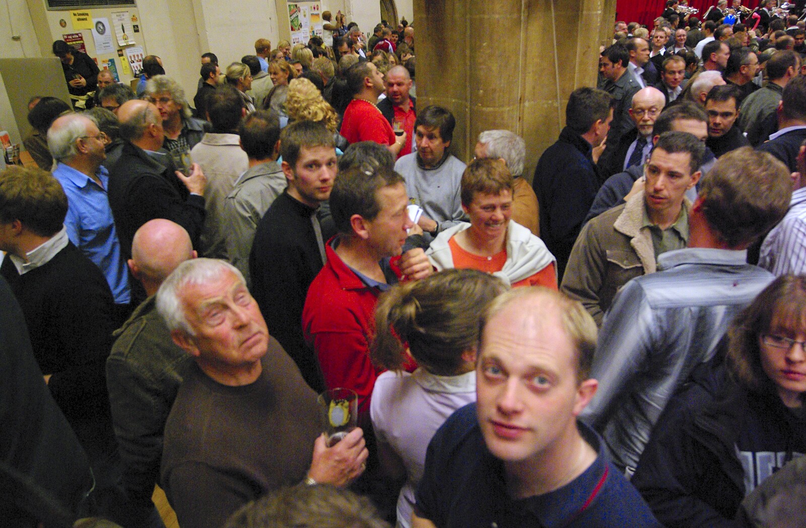 The 30th Norwich Beer Festival, St. Andrew's Hall, Norfolk - 24th October 2007: Colin, Paul and the gang mingle around, drinking ales