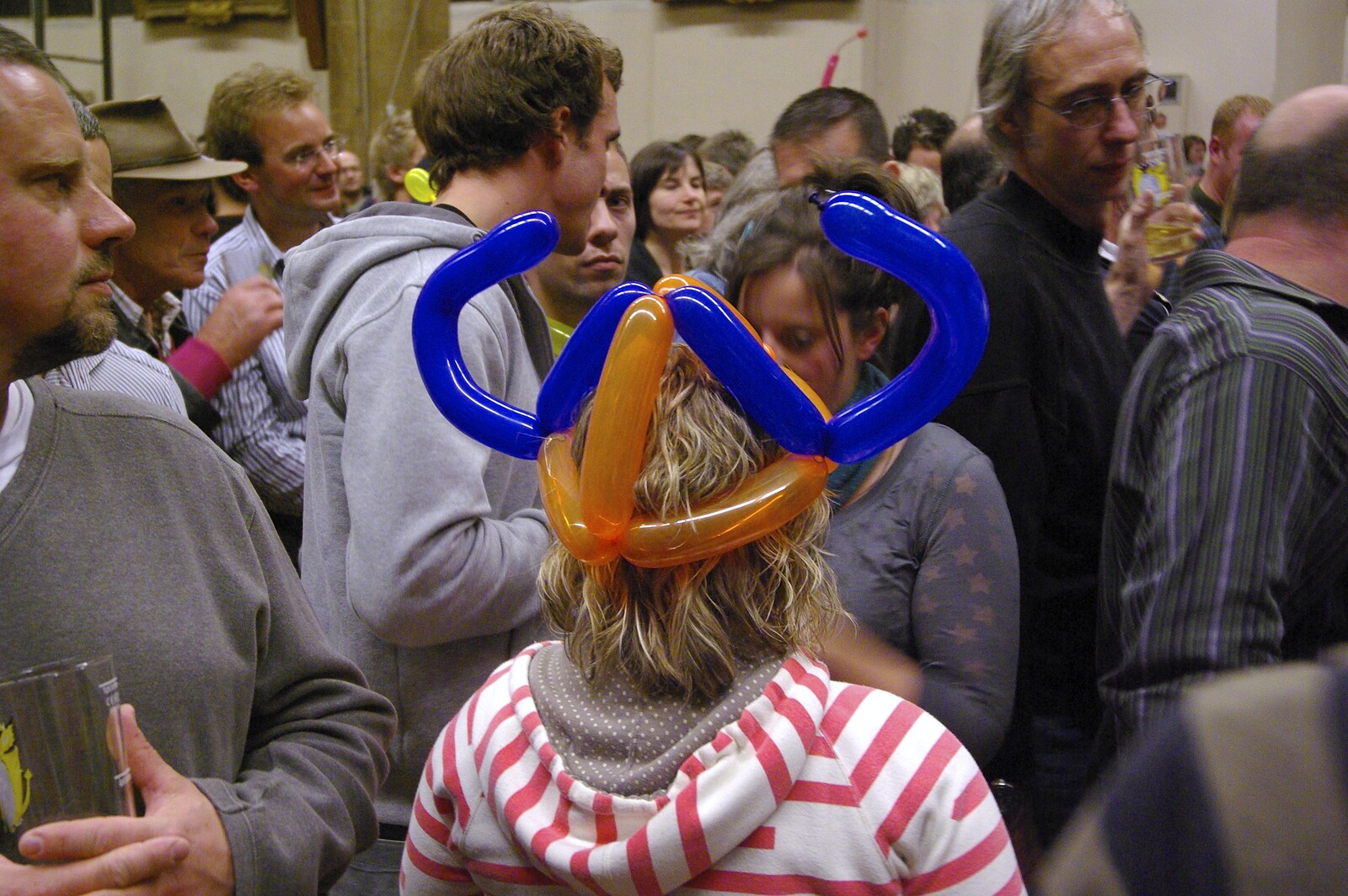 The 30th Norwich Beer Festival, St. Andrew's Hall, Norfolk - 24th October 2007: Balloon things on the head