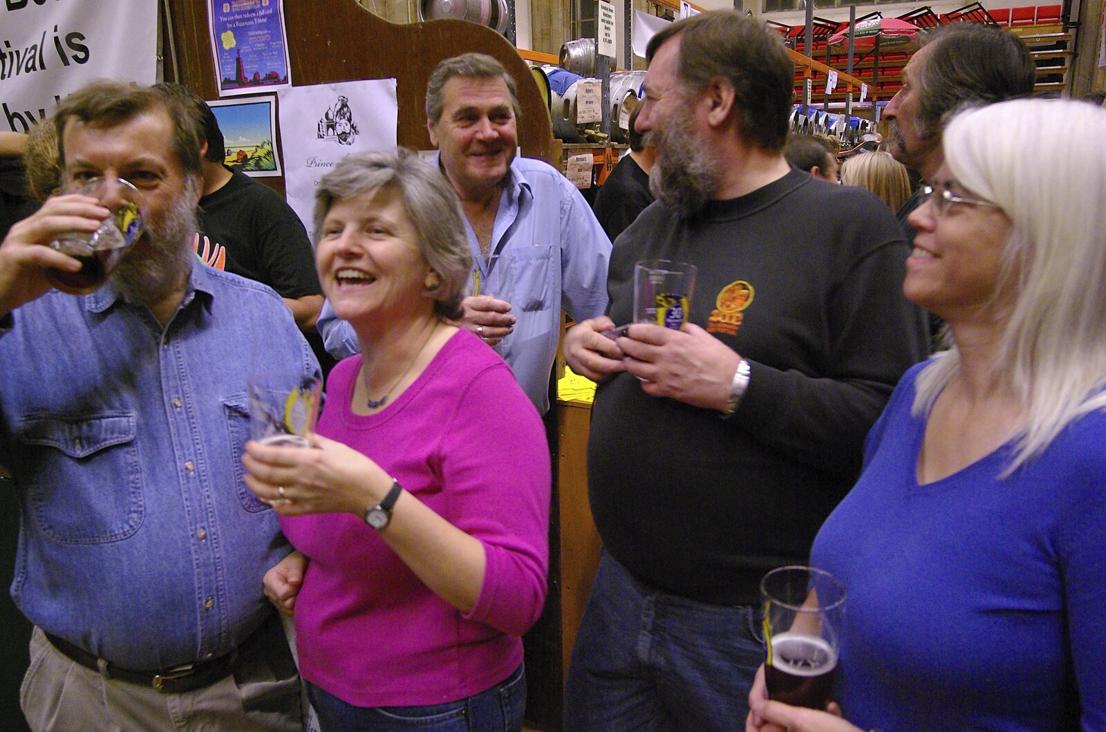 The 30th Norwich Beer Festival, St. Andrew's Hall, Norfolk - 24th October 2007: Benny, Gloria, Alan, Gerry and Carol