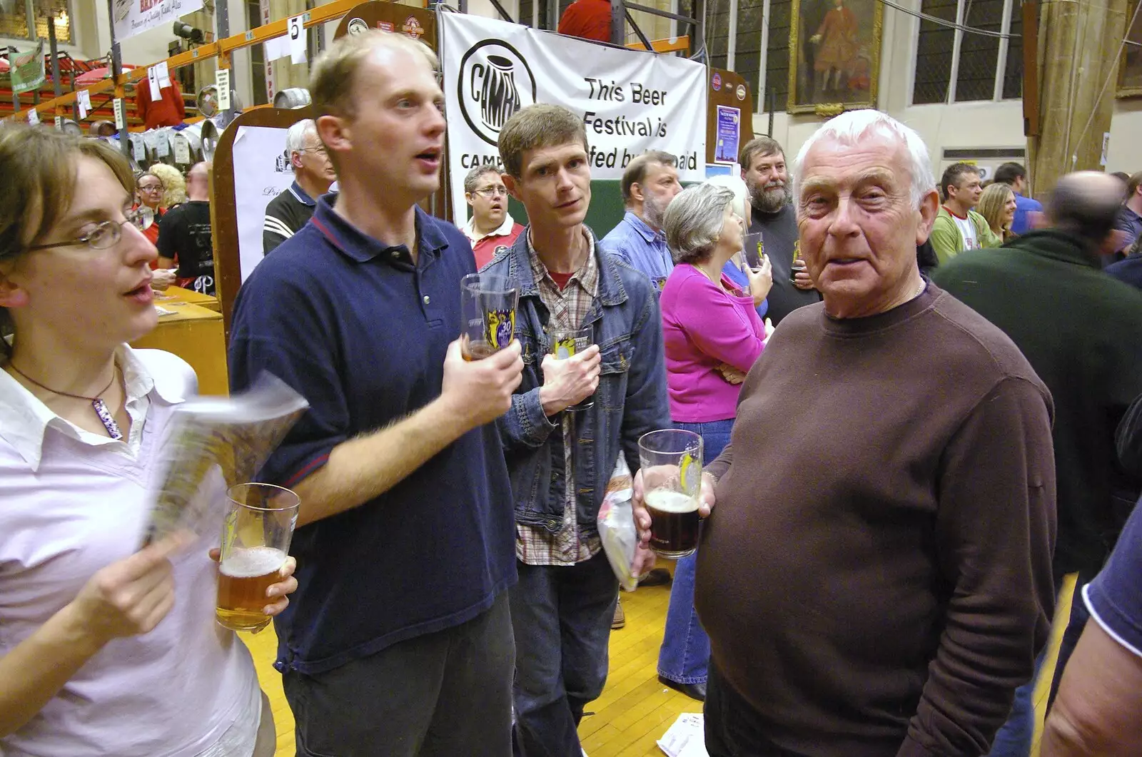 Suey, Paul and the gang sing to Bohemian Rhapsody, from The Brome Swan at the 30th Norwich Beer Festival, Norfolk - 24th October 2007