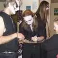 Autographs are signed, Hell Mary and Vampires Rock, Broadway Theatre, Peterborough - 26th October 2007