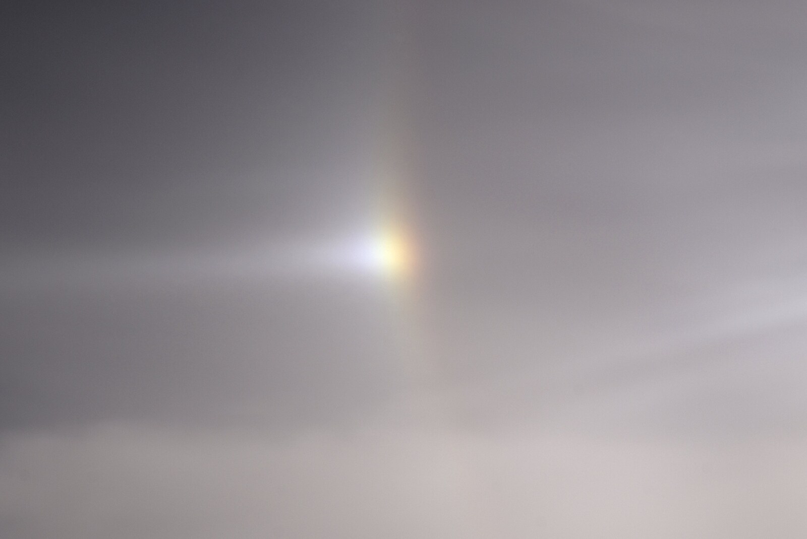 Isobel's 30th in Blackrock, and Apple Pressing, Carleton Rode and Dublin, Norfolk and Ireland - 2nd November 2007: A high-altitude Sun Dog