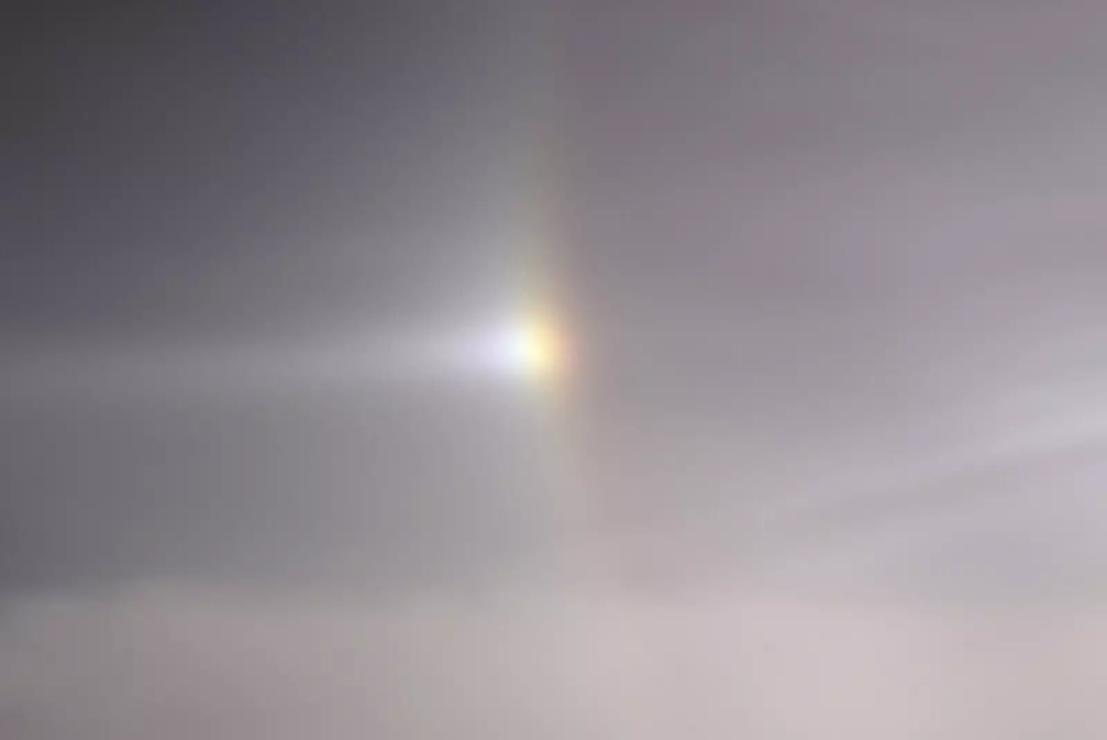 A high-altitude Sun Dog, from Apple Pressing, and Isobel's 30th in Blackrock, Dublin, Ireland - 2nd November 2007