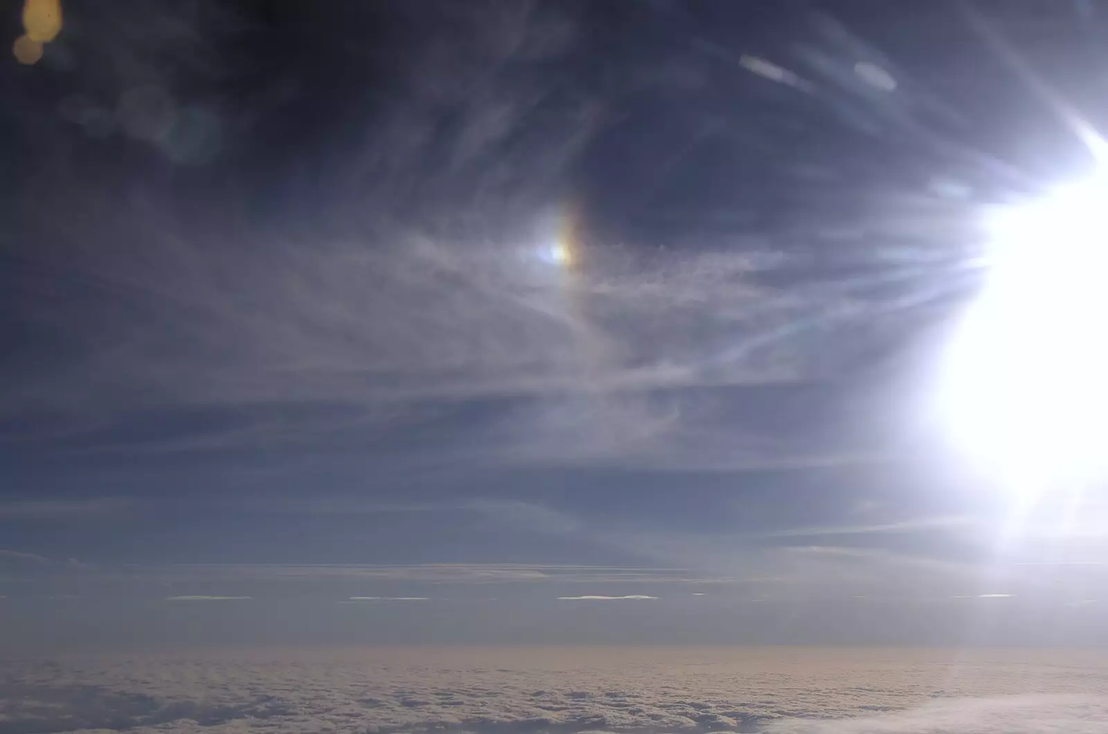 The Sun Dog over the UK, from Apple Pressing, and Isobel's 30th in Blackrock, Dublin, Ireland - 2nd November 2007