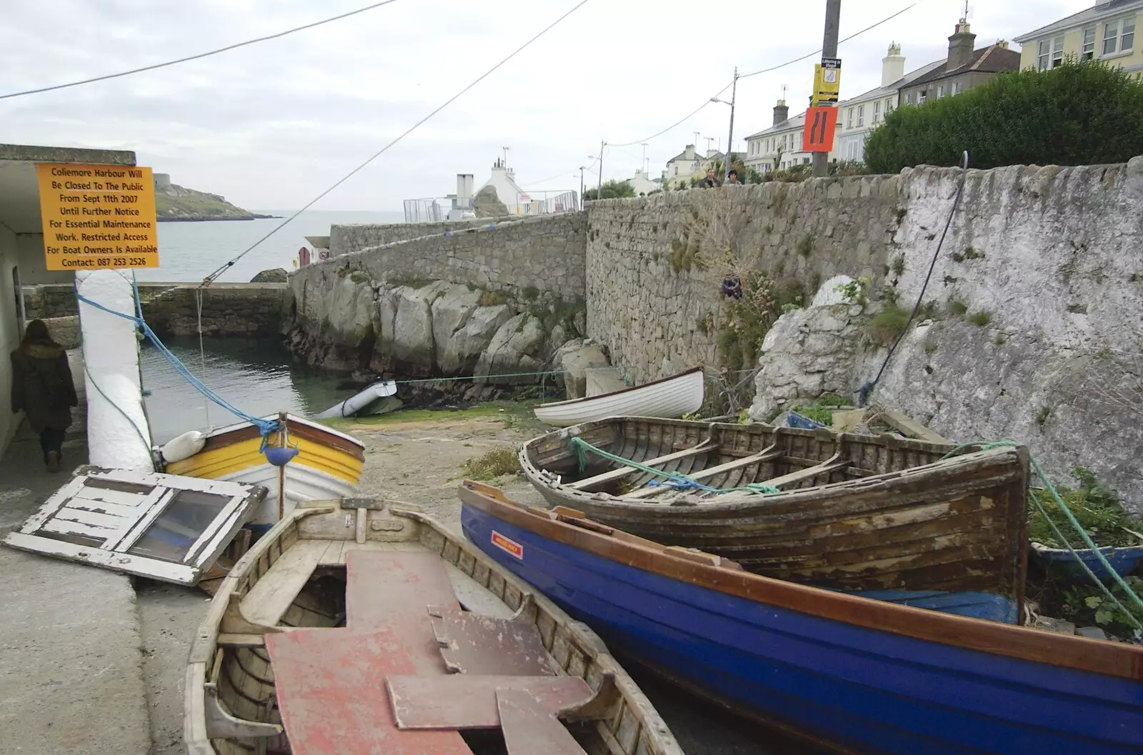 Boats on the slip at Coliemore Harbour, from Apple Pressing, and Isobel's 30th in Blackrock, Dublin, Ireland - 2nd November 2007