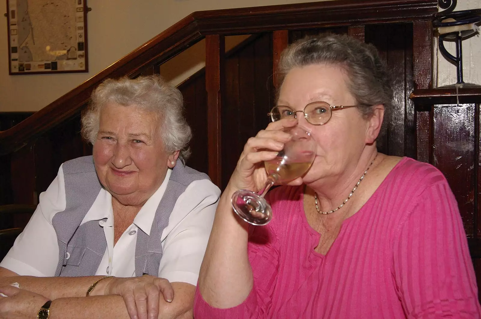 Betty and Rena, from Apple Pressing, and Isobel's 30th in Blackrock, Dublin, Ireland - 2nd November 2007